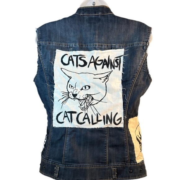 Vintage/Denim Coldwater Creek thrifted  Vest - Picture 2 of 14